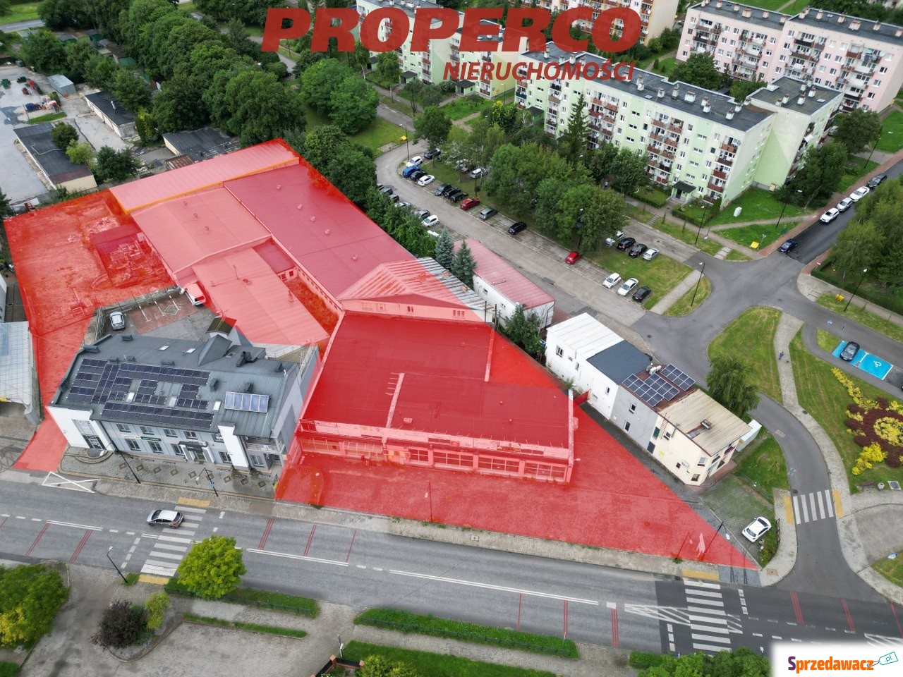 Działka 4540m2, handlowo-usługowa...