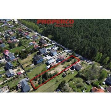Działka z WZ pod lasem 1794m2, Biesak, Kielce