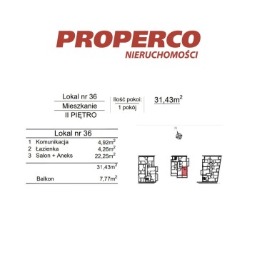 Mieszkanie jednopokojowe Kielce,   31 m2, drugie piętro - Sprzedam - zdjęcie 6