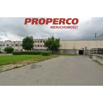 11 budynków (hale i biura) 10 094m2, centrum Kielc