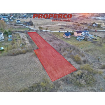 Działka Chęciny sprzedam, pow. 3435 m2  (34.4a), uzbrojona - zdjęcie 2