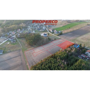 Działka Chęciny sprzedam, pow. 1100 m2  (11a), uzbrojona - zdjęcie 1