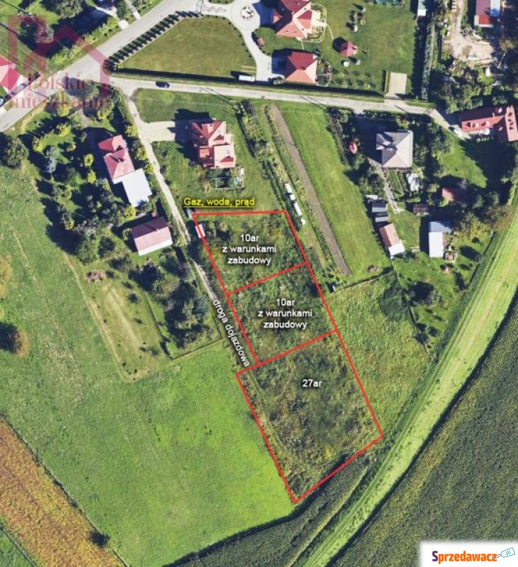Działka budowlana Przemyśl sprzedam, pow. 1000 m2  (10a), uzbrojona