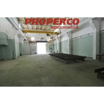 Hala, pow. 650m2, suwnica 4 tony, Kielce