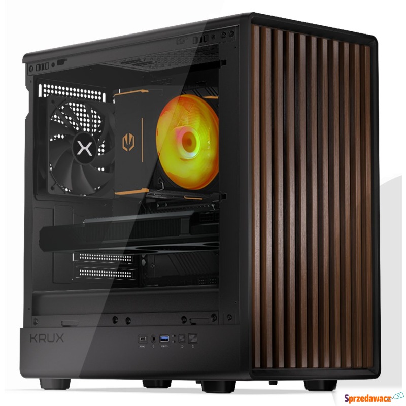 Komputer Vist Wood ARGB Ryzen 7 5700X RTX 5060... - Komputery stacjonarne - Głogów