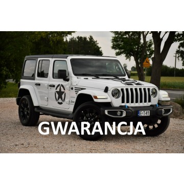 Jeep Wrangler - 2.0T#380KM#Hybryda#SAHARA#Ledy#Skóry#Climatr#Navi#Kamera#Full#Gwarancj