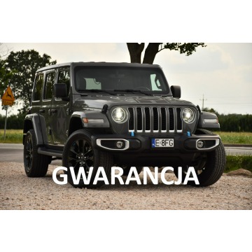 Jeep Wrangler - 2.0T#380KM#Hybryda#SAHARA#Ledy#Skóry#Climatr#Navi#Kamera#Full#Gwarancj