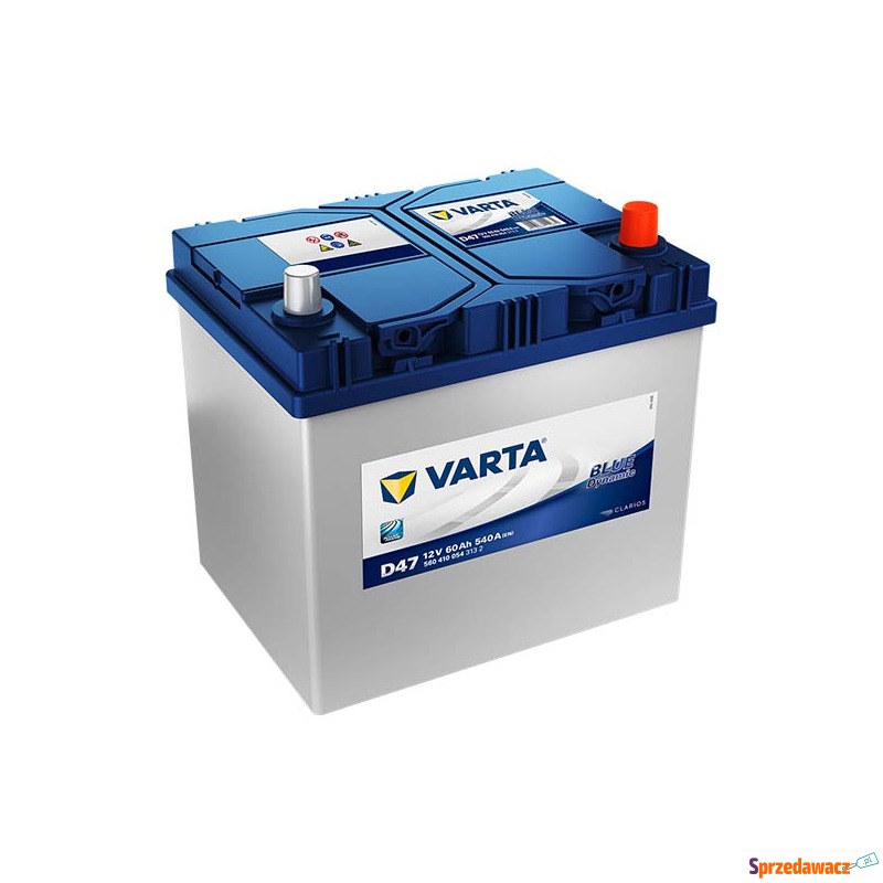 Akumulator Varta Blue Dynamic D47 60Ah 540A EN... - Akumulatory - Tarnobrzeg