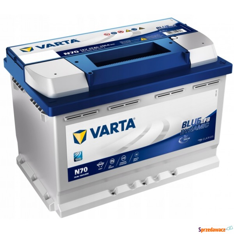 Akumulator 70Ah 760A N70 EFB Varta...