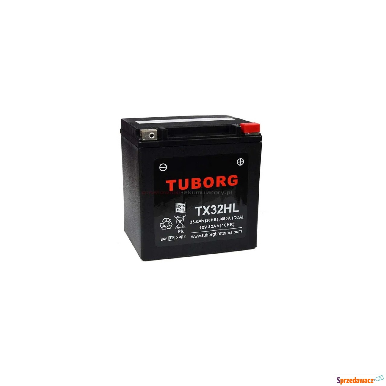Akumulator wzmocniony Tuborg TX32HL...