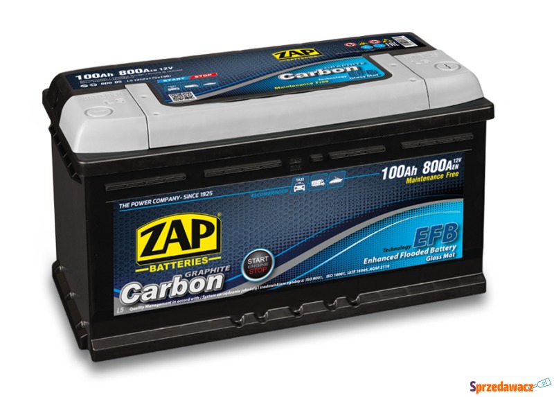 Akumulator 100Ah 800A ZAP Carbon...