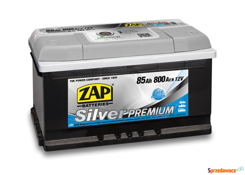 Akumulator 85Ah 800A Zap Silver...