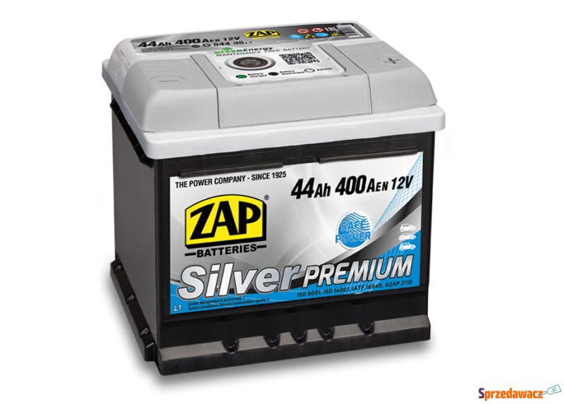 Akumulator 44Ah 400A Zap Silver Premium - Akumulatory - Leszno