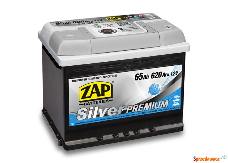 Akumulator  65Ah 620A Zap Silver Premium - Akumulatory - Leszno