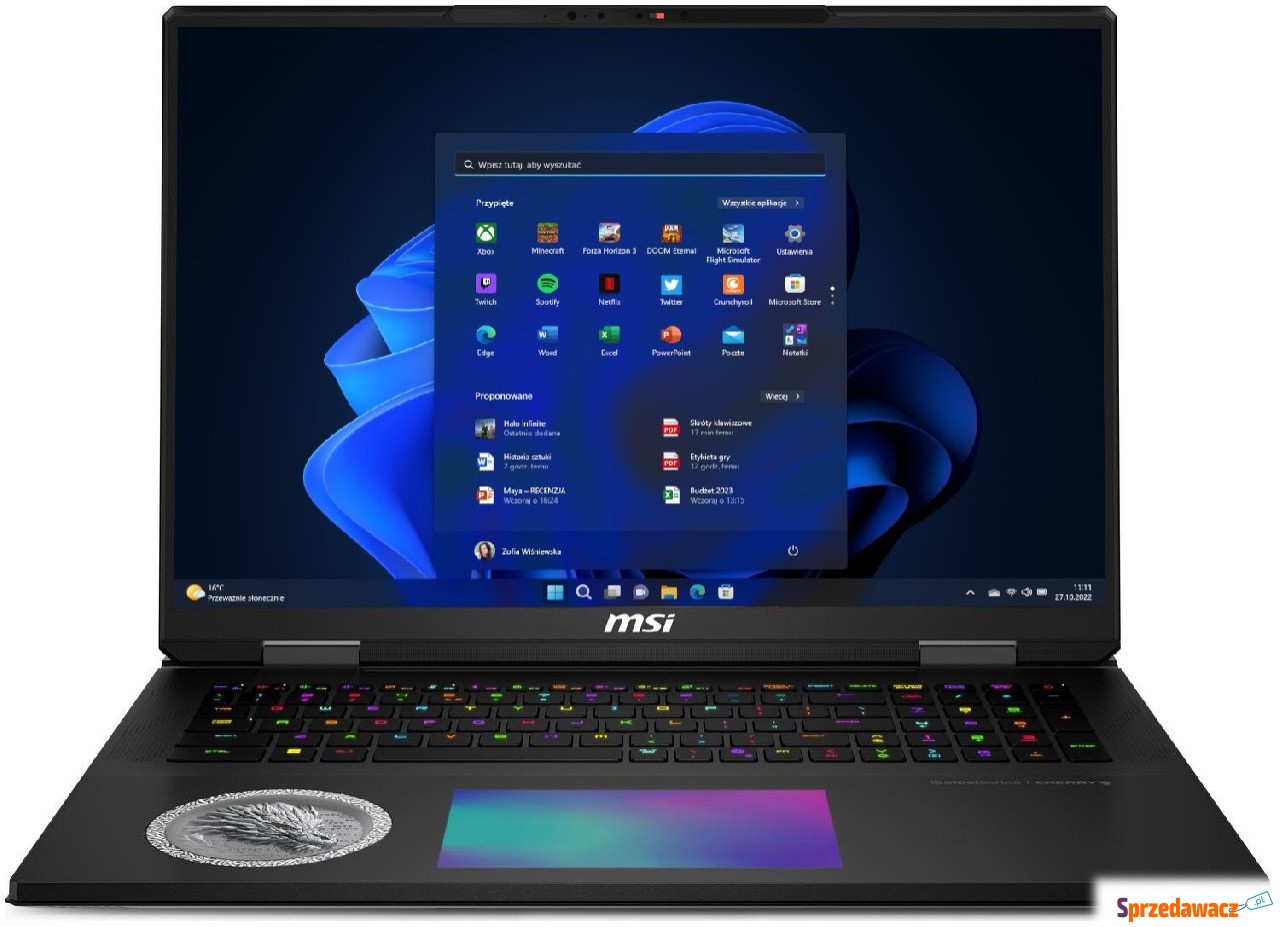 MSI Titan 18 HX Dragon Edition...