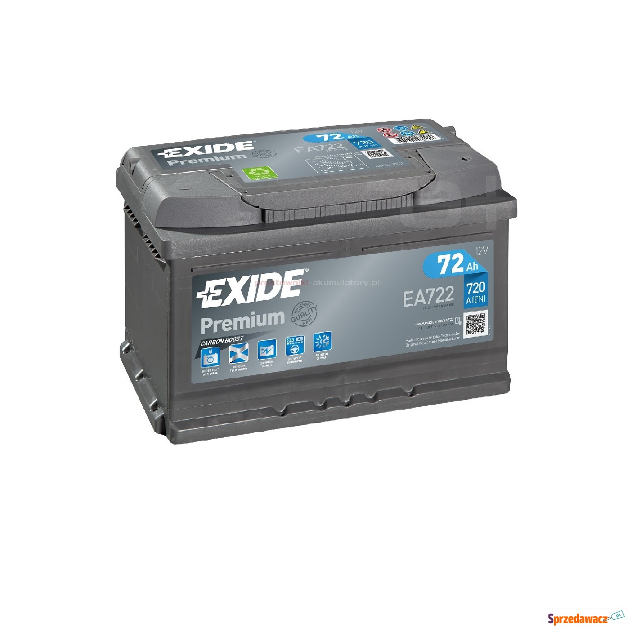 Akumulator Exide Premium 12V 72Ah...