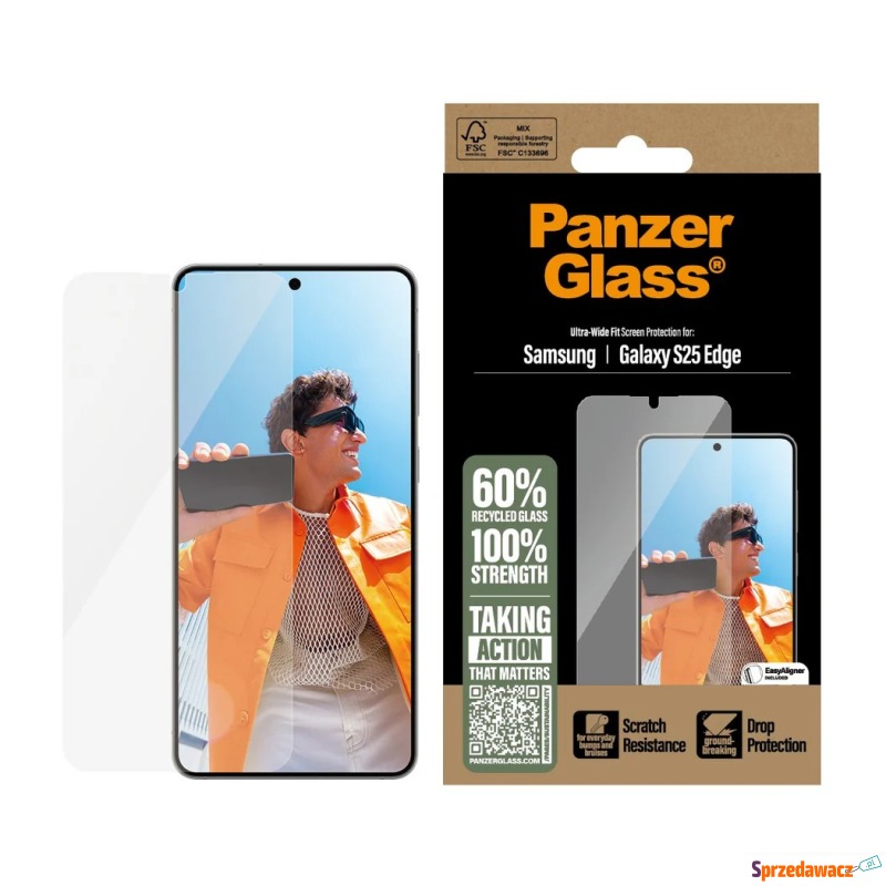 Szkło hartowane PanzerGlass Ultra-Wide Fit do... - Akcesoria i części do... - Ciechanów