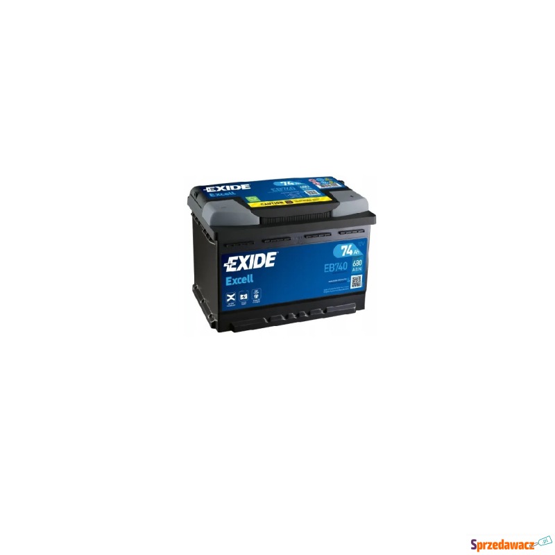 Akumulator Exide Excell 12V 74Ah 680A EB740 - Akumulatory - Olsztyn