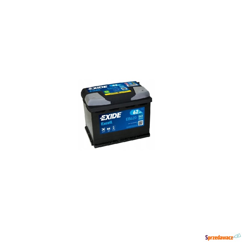 Akumulator Exide Excell 12V 62Ah 540A EB620 - Akumulatory - Olsztyn