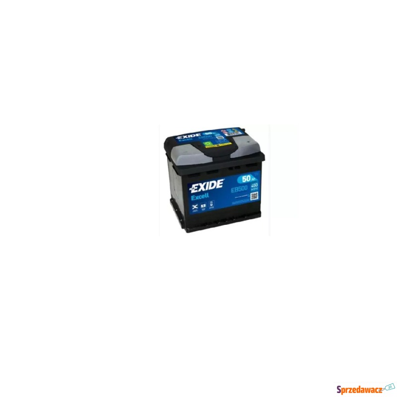Akumulator Exide Excell 12V 50Ah 450A EB500 - Akumulatory - Olsztyn