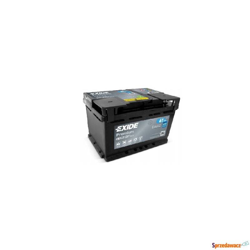 Akumulator Exide Premium 12V 61Ah 600A EA612 - Akumulatory - Olsztyn