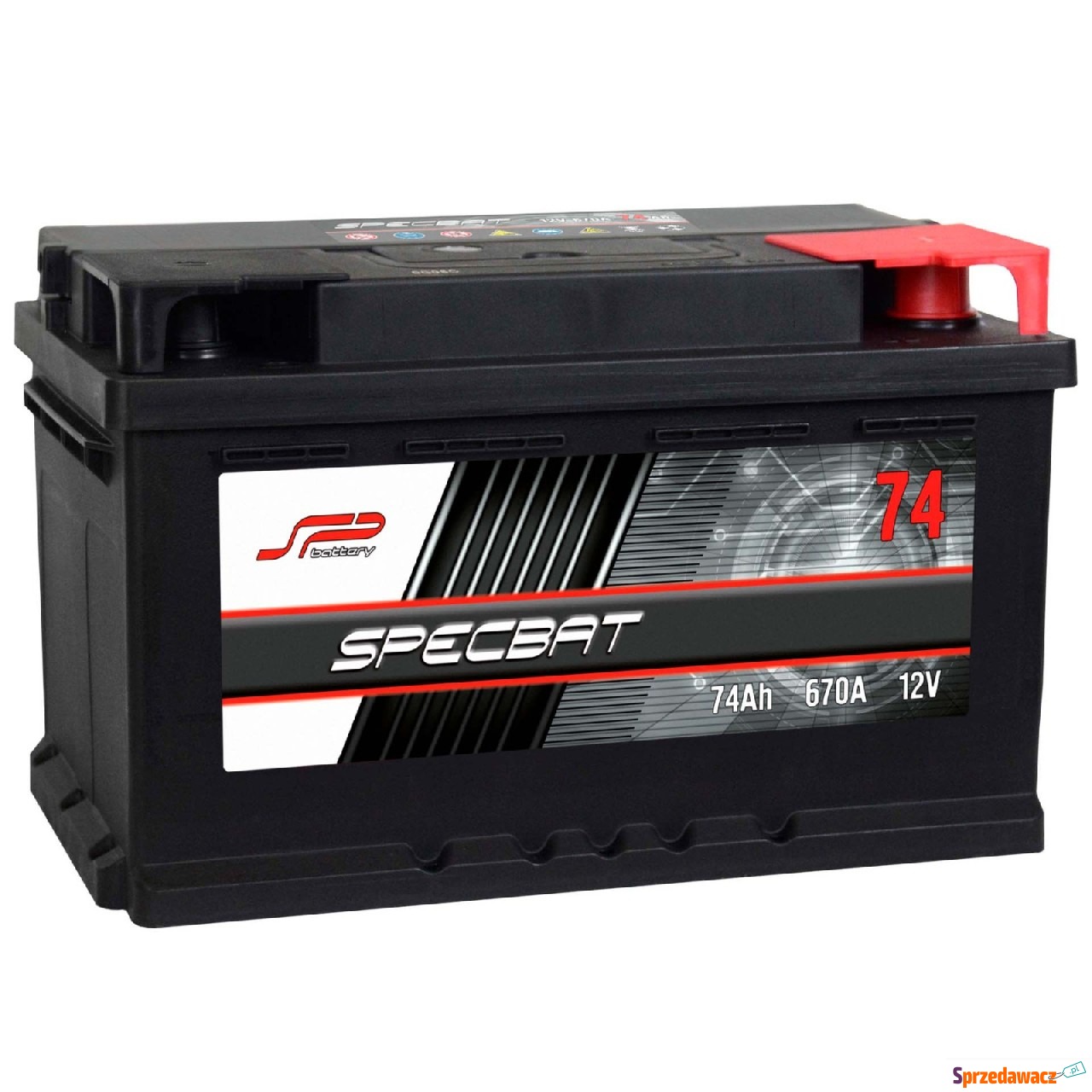 Akumulator 74Ah 670A Specbat EN...