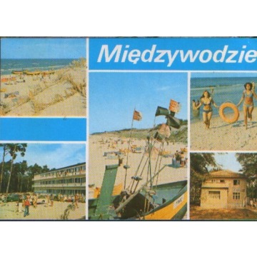 Poczt.  Międzywodzie z koresp. 1991
