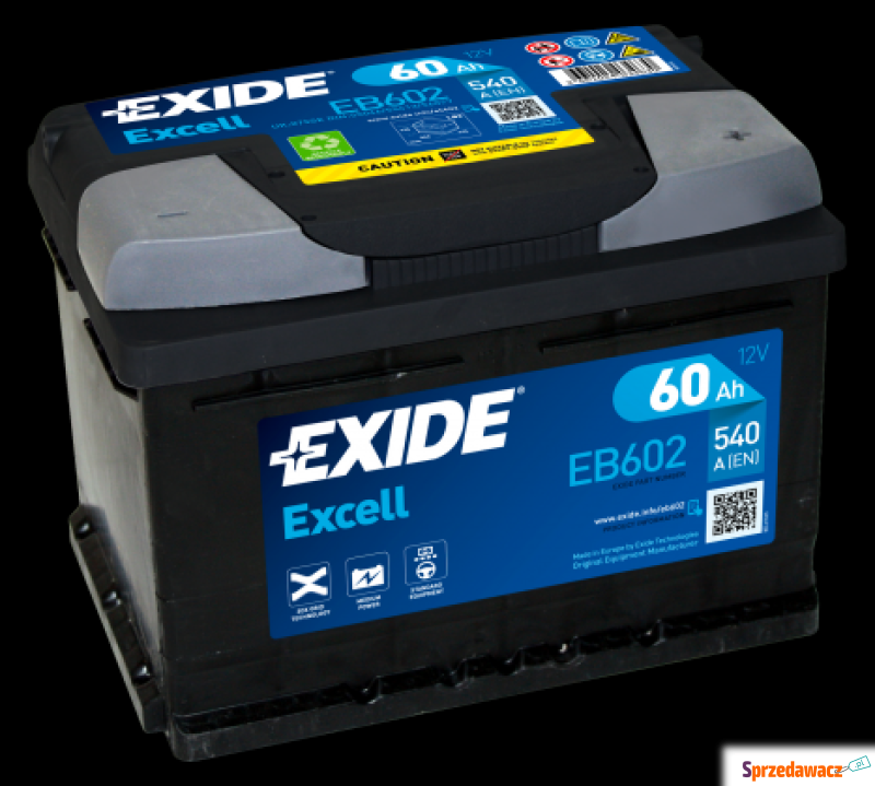 Akumulator 60Ah 540A Exide Excell...