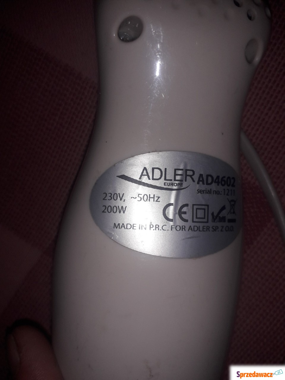 Blender Adler stan b.db