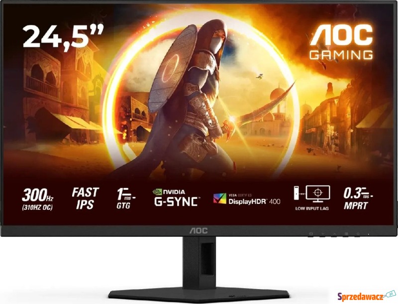 AOC 25G4SRE - 300Hz | Fast IPS | Full HD | 0.3ms... - Monitory LCD i LED - Bydgoszcz