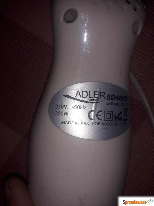 Blender Adler stan b.db - Blendery - Warszawa