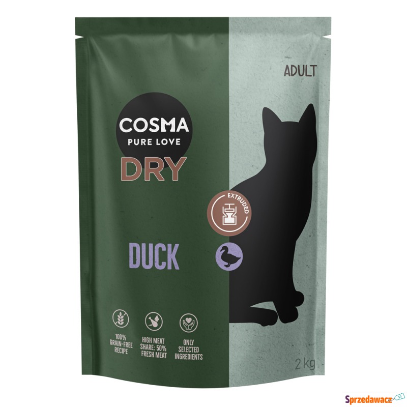 Cosma Extruded, kaczka - 2 kg - Karmy dla kotów - Lublin