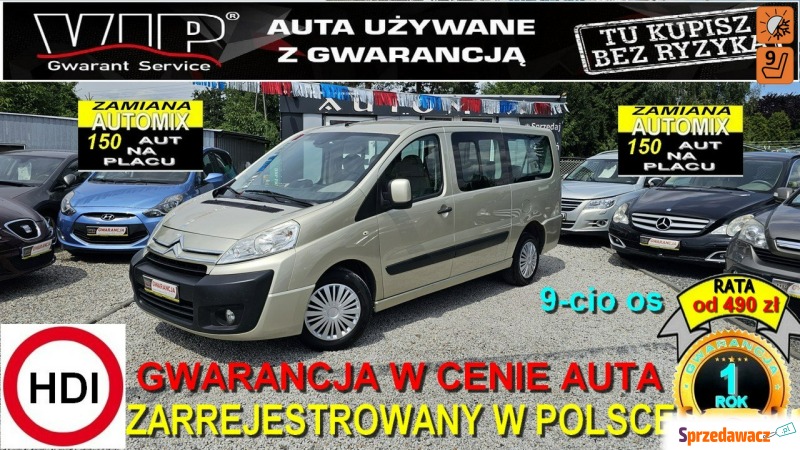 Citroen Jumpy  Minivan/Van 2011,  2.0 diesel - Na sprzedaż za 32 900 zł - Świdnica