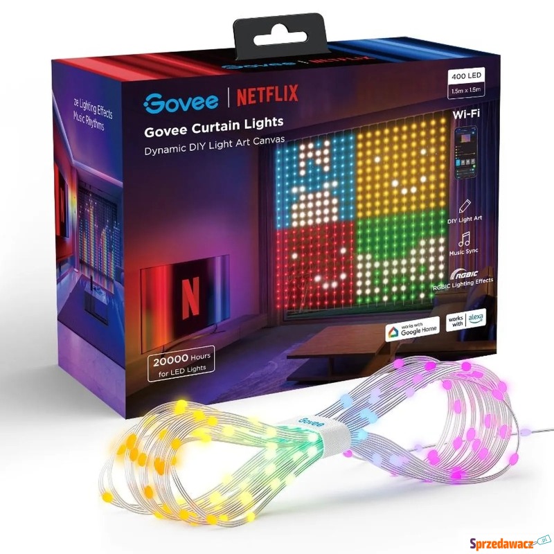 Kurtyna LED NETFLIX H70BC