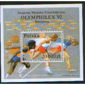 Polska zn  Fi  bl. 104 b ** 1992