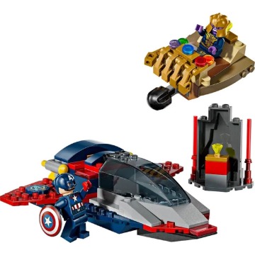 Klocki konstrukcyjne LEGO Marvel 76319 Kapitan Ameryka kontra Thanos
