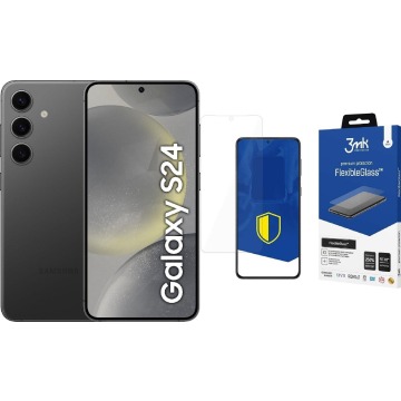 Smartfon Samsung Galaxy S24 5G 8/256GB Czarny (SM-S921BZK) + FlexibleGlass