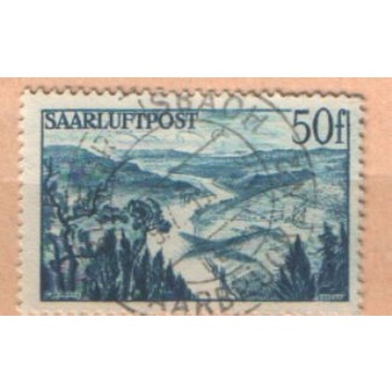 D. Saar Zn. Mi 251, 3 kas 1948 - Filatelistyka - Gliwice - zdjęcie 2