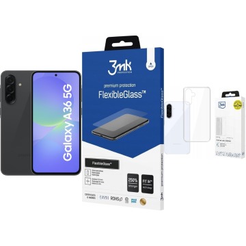 Smartfon Samsung Galaxy A36 5G 6/128GB Czarny (SM-A366BZKBEUE) + FlexibleGlass + Etui Clear Case