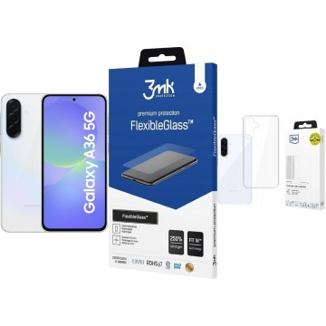 Smartfon Samsung Galaxy A36 5G 6/128GB Biały (SM-A366BZABEUE) + FlexibleGlass + Etui Clear Case