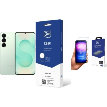 Smartfon Samsung Galaxy S25 5G 12/128GB Miętowy (SM-S931BLG) + FlexibleGlass + Etui Clear Case