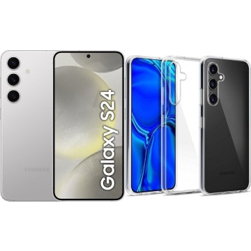 Smartfon Samsung Galaxy S24 5G 8/256GB Szary (SM-S921BZA) + Etui Clear Case
