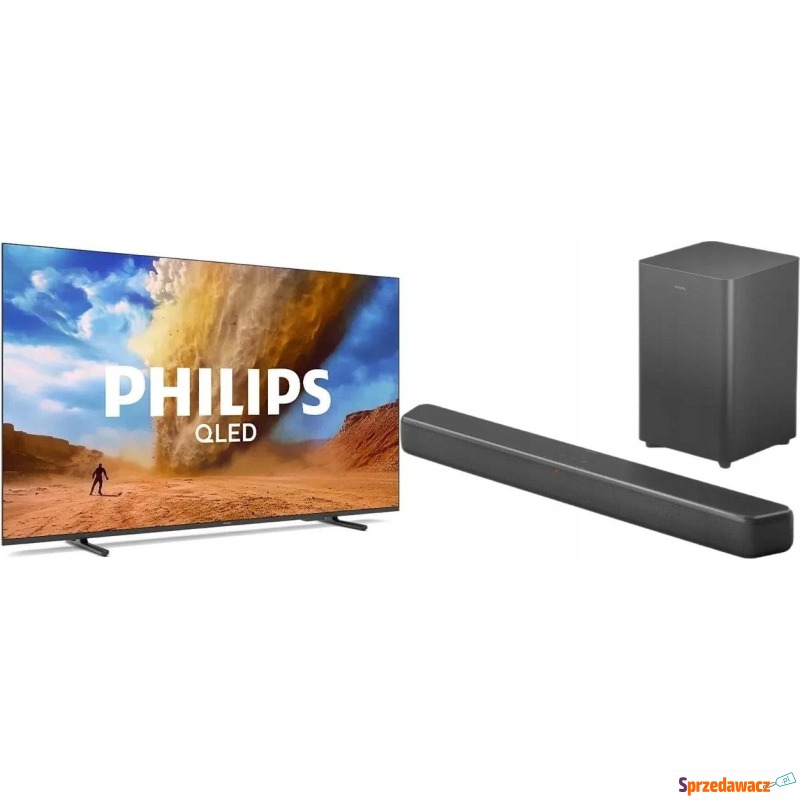 Telewizor Philips 43PUS7810/12 QLED 43'' 4K Ultra... - Telewizory - Piła