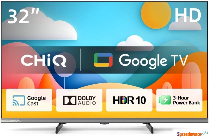 Telewizor CHiQ L32M9PD LED 32'' HD Ready Google... - Telewizory - Inowrocław