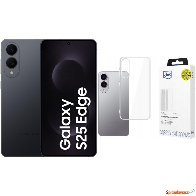 Smartfon Samsung Galaxy S25 Edge 12/512GB Czarny... - Smartfony - Lublin