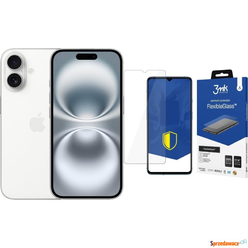 Smartfon Apple iPhone 16 128GB White (MYE93) +... - Smartfony - Kędzierzyn-Koźle