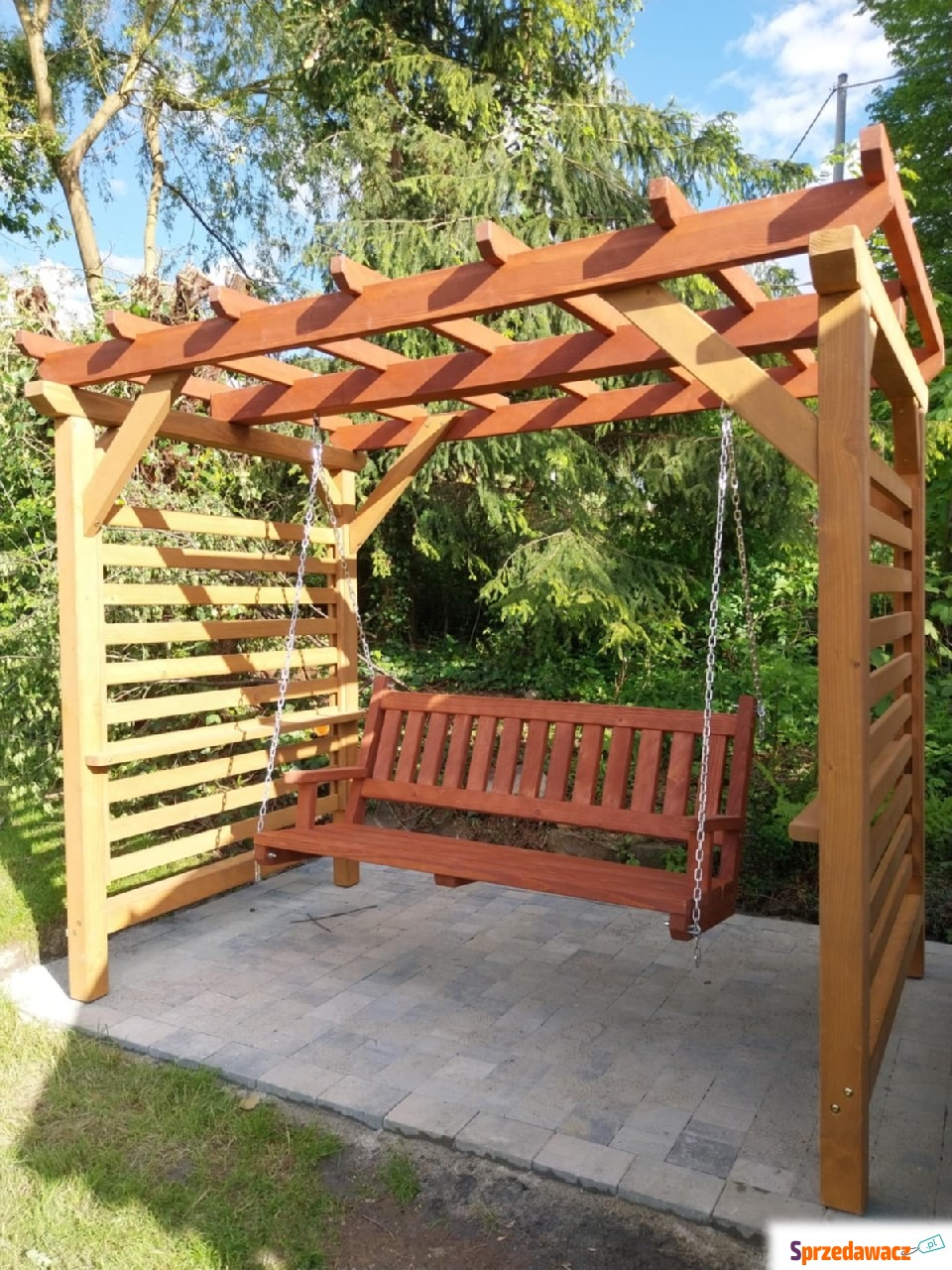 Pergola z huśtawką
