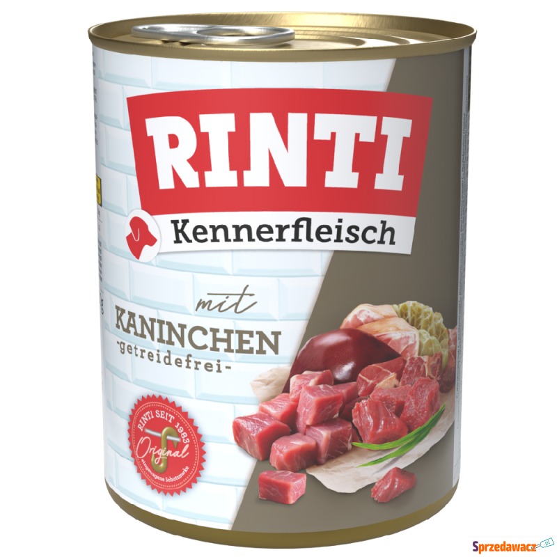RINTI Kennerfleisch, 6 x 800 g - Królik - Karmy dla psów - Piotrków Trybunalski