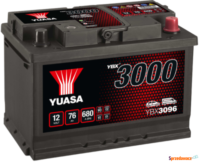 Akumulator 12V 76Ah 680A Yuasa...