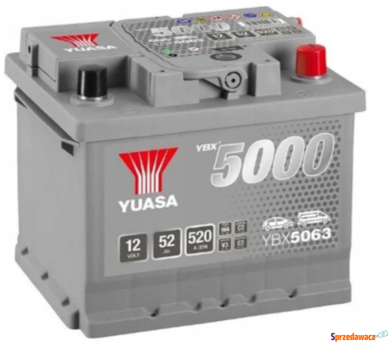 Akumulator 12V 52Ah 520A Yuasa...